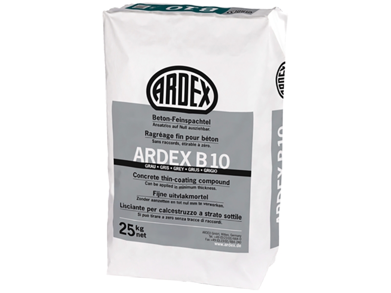 Ardex Arducret B10 Rasante Fino Per Calcestruzzo